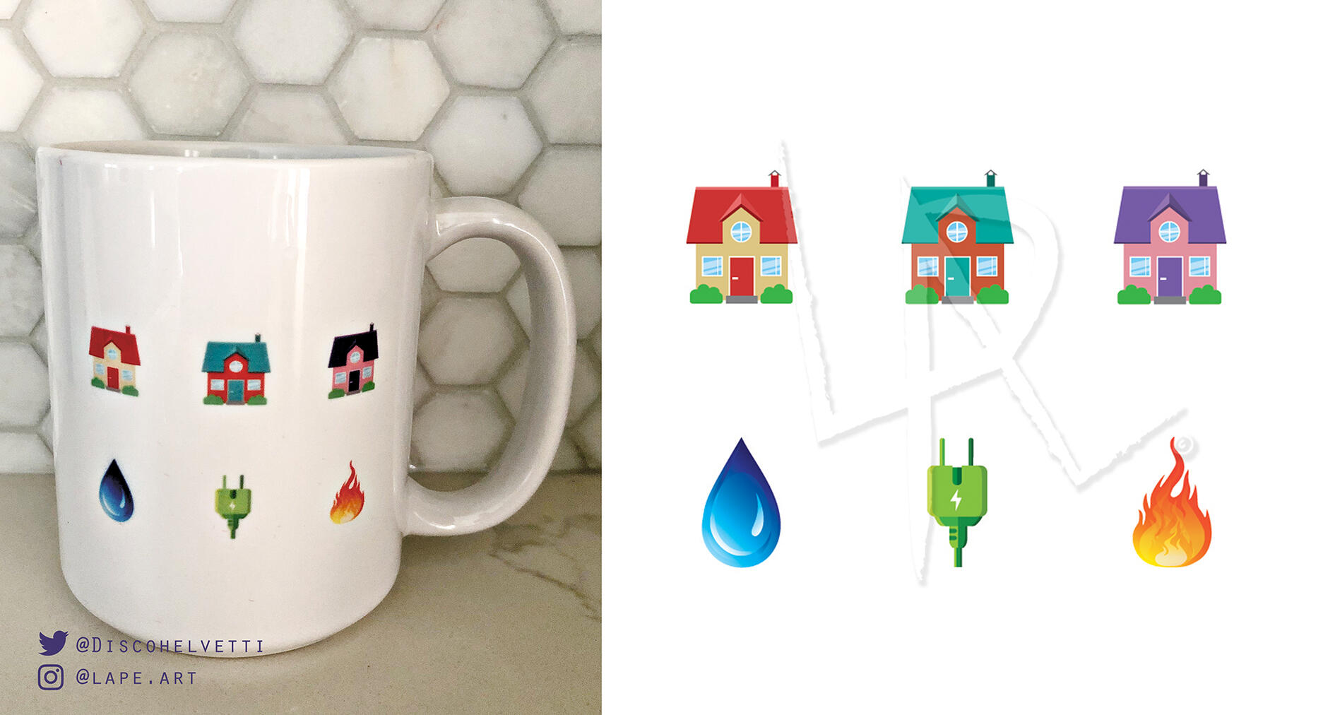 Puzzle cup | Illustratio design | 2021